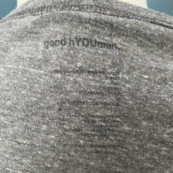 L good hYOUman  Short Sleeve Tee - Hey Hi Hello - Picture 5 of 7